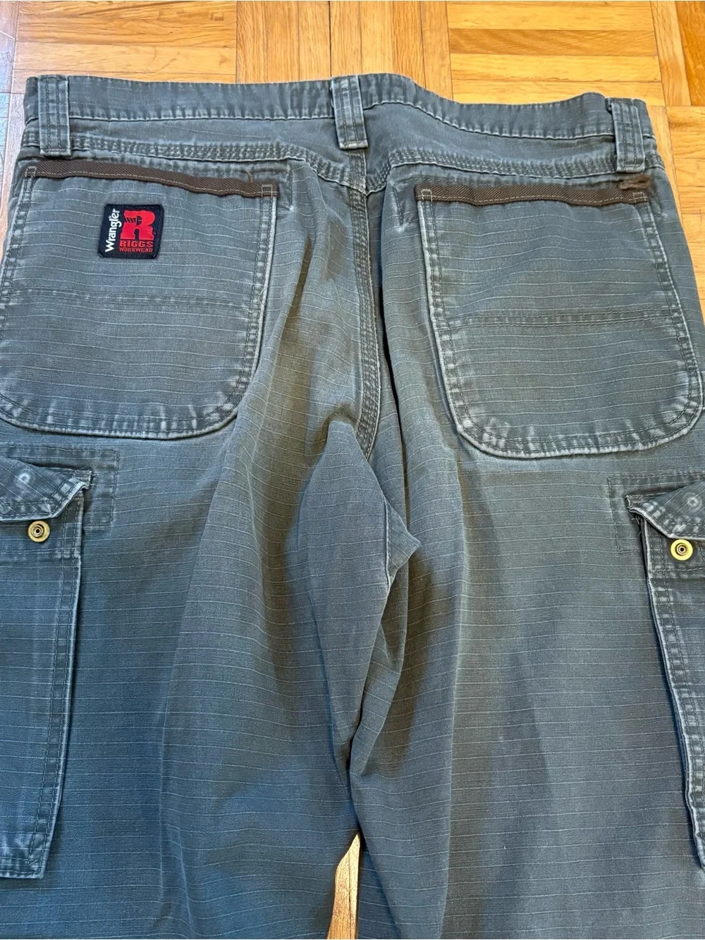 Vintage Wrangler Riggs Double Knee Cargo Ranger Jeans